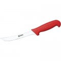 Нож для отделения  костей изогнутый красный  18,5 см