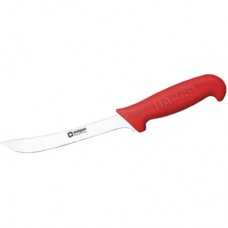 Нож для отделения  костей изогнутый красный  18,5 см