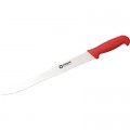 Нож для жареного мяса  красный  27 см